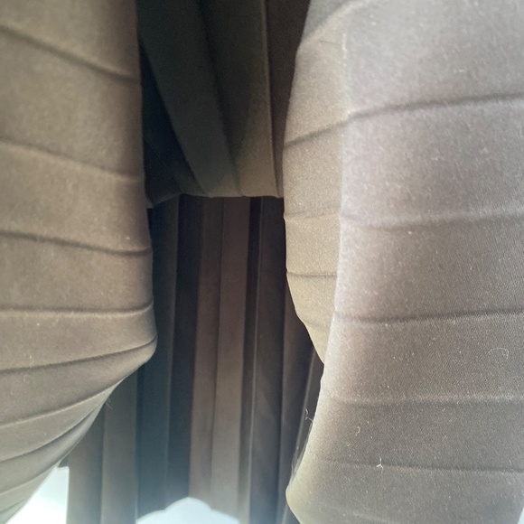 Zara XL Pleated Faux Suede Skirt - Picture 6 of 14